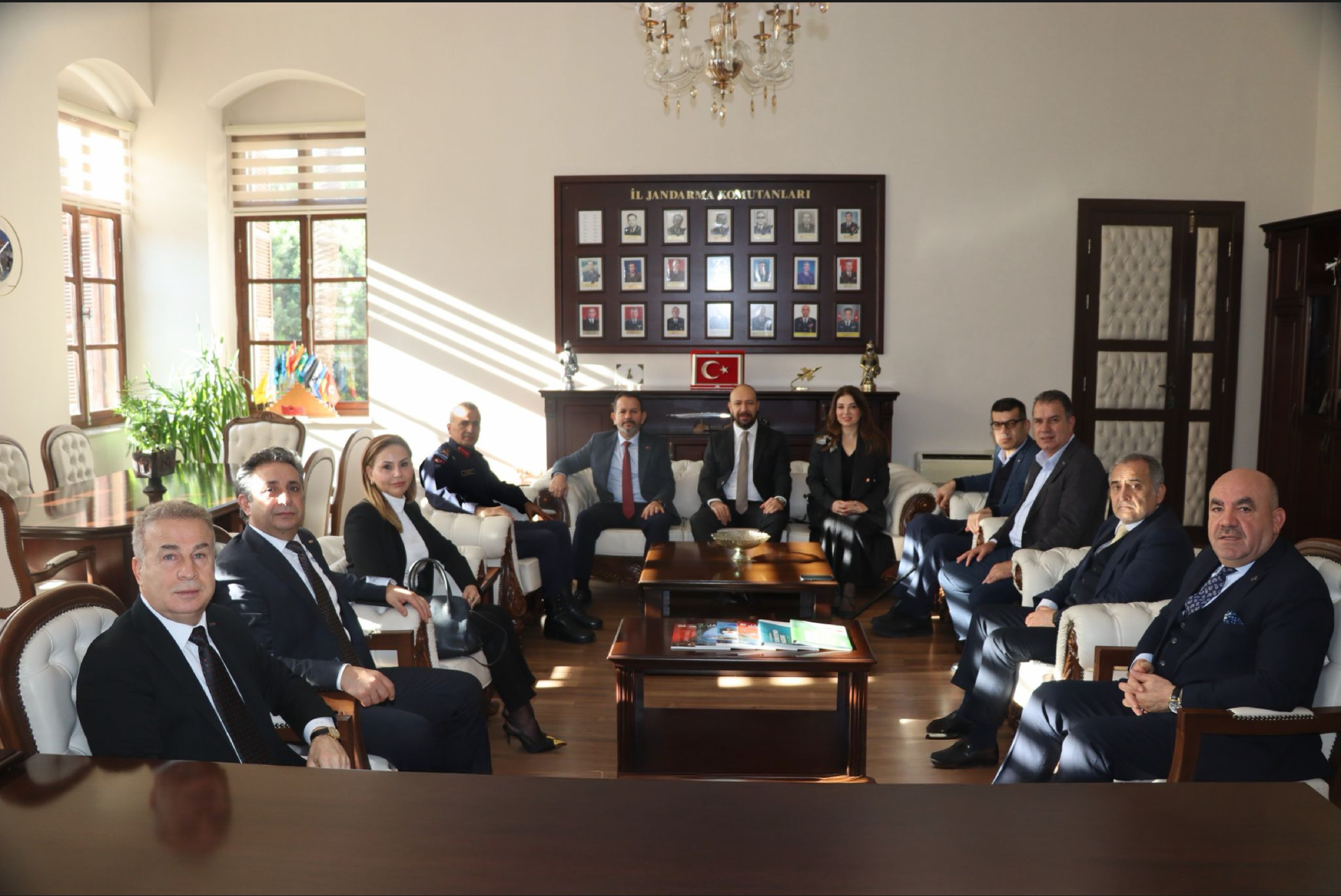 Mersin İl Jandarma Komutanı Tuğgeneral Ercan Atasoy Ziyareti